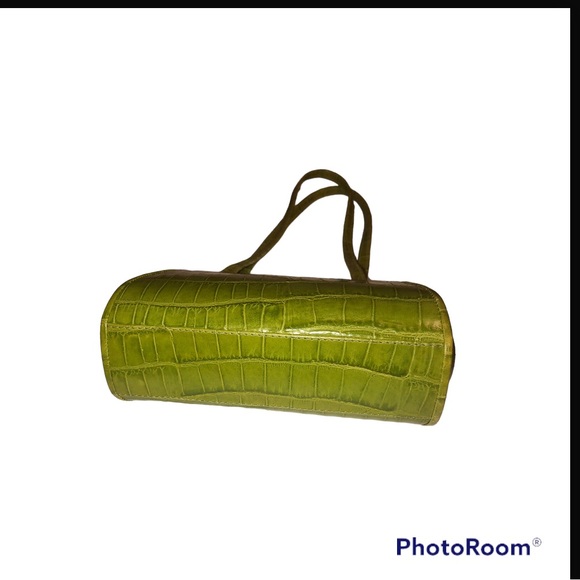 Stefano Serapian Green Croc mini top handle bag - Picture 4 of 15